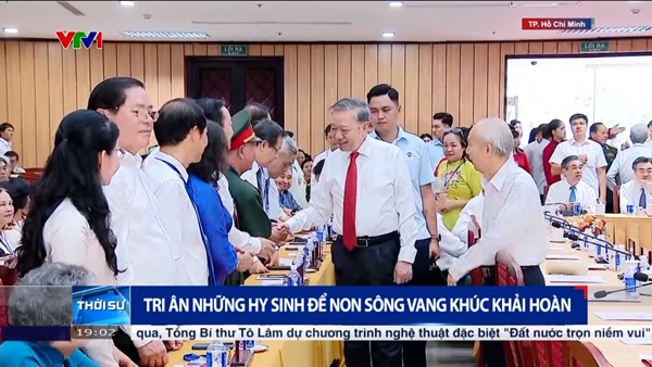 Tri ân những hy sinh để non sông vang khúc khải hoàn