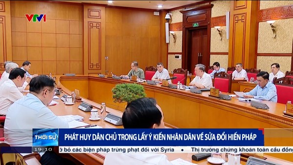 Phát huy dân chủ trong lấy ý kiến nhân dân về sửa đổi Hiến pháp