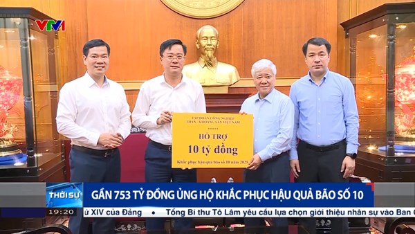 Gần 753 tỷ đồng ủng hộ khắc phục hậu quả bão số 10