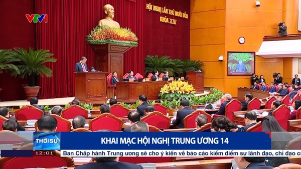 Khai mạc Hội nghị Trung ương 14