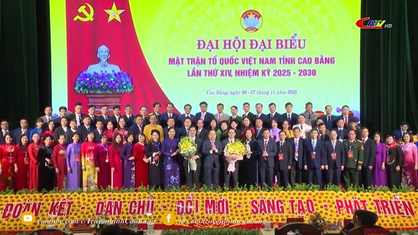Đại hội đại biểu MTTQ Việt Nam tỉnh Cao Bằng lần thứ XIV, nhiệm kỳ 2025 - 2030