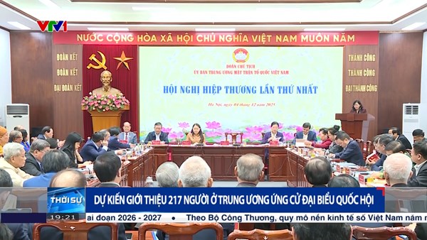 Dự kiến giới thiệu 217 người ở Trung ương ứng cử Đại biểu Quốc hội