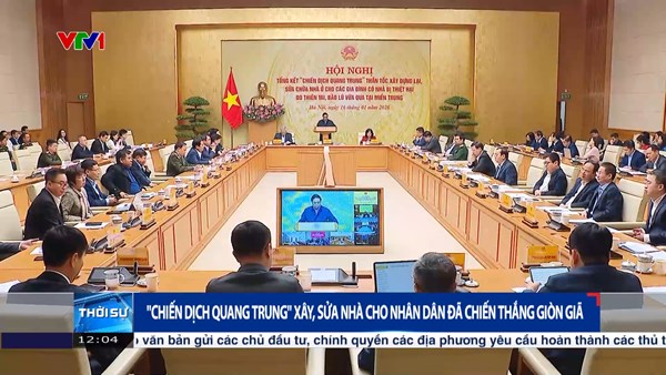 “Chiến dịch Quang Trung” xây, sửa nhà cho nhân dân đã chiến thắng giòn giã