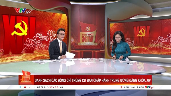 Danh sách các đồng chí trúng cử Ban Chấp hành Trung ương Đảng khóa XIV