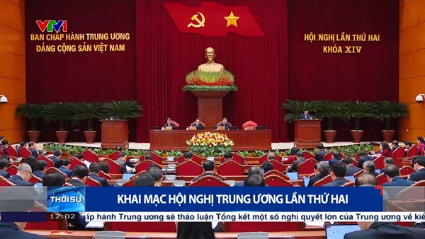 Khai mạc Hội nghị Trung ương lần thứ hai