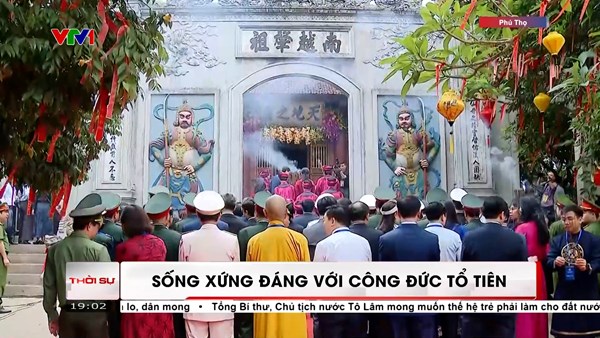 Tổng Bí thư, Chủ tịch nước dâng hương tưởng niệm các vua Hùng