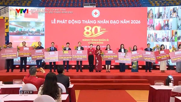 Tích cực hưởng ứng tháng nhân đạo