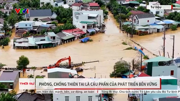 Phòng, chống thiên tai là cấu phần của phát triển bền vững