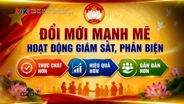 Phát huy vai trò giám sát và phản biện của Mặt trận