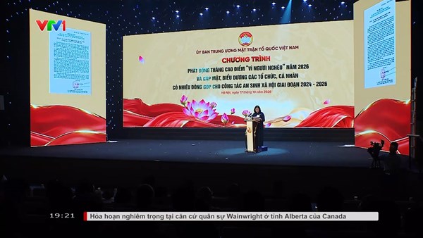 Phát động Tháng cao điểm “Vì người nghèo” năm 2026 
