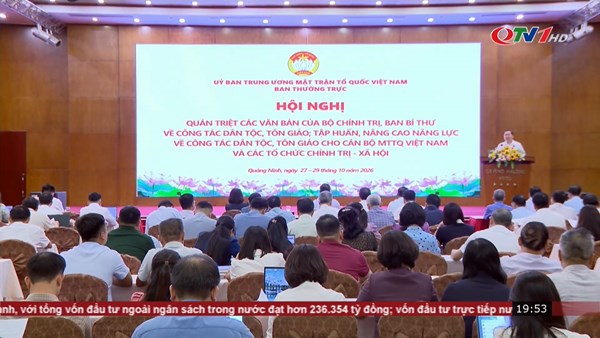 Nâng cao năng lực công tác dân tộc, tôn giáo cho cán bộ Mặt trận