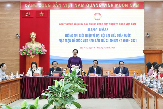 Thông cáo báo chí về Đại hội đại biểu toàn quốc Mặt trận Tổ quốc Việt Nam lần thứ XI, nhiệm kỳ 2026-2031